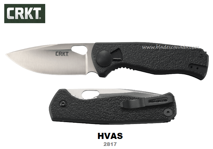 CRKT HVAS Field Strip Folding Knife, 1.4116 Steel, GFN Black, CRKT2817